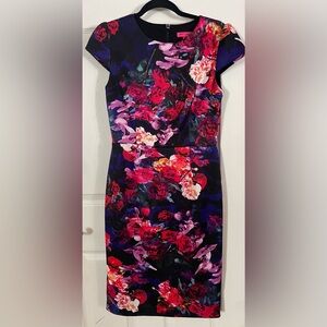 Betsey Johnson Vibrant Floral Mini Dress